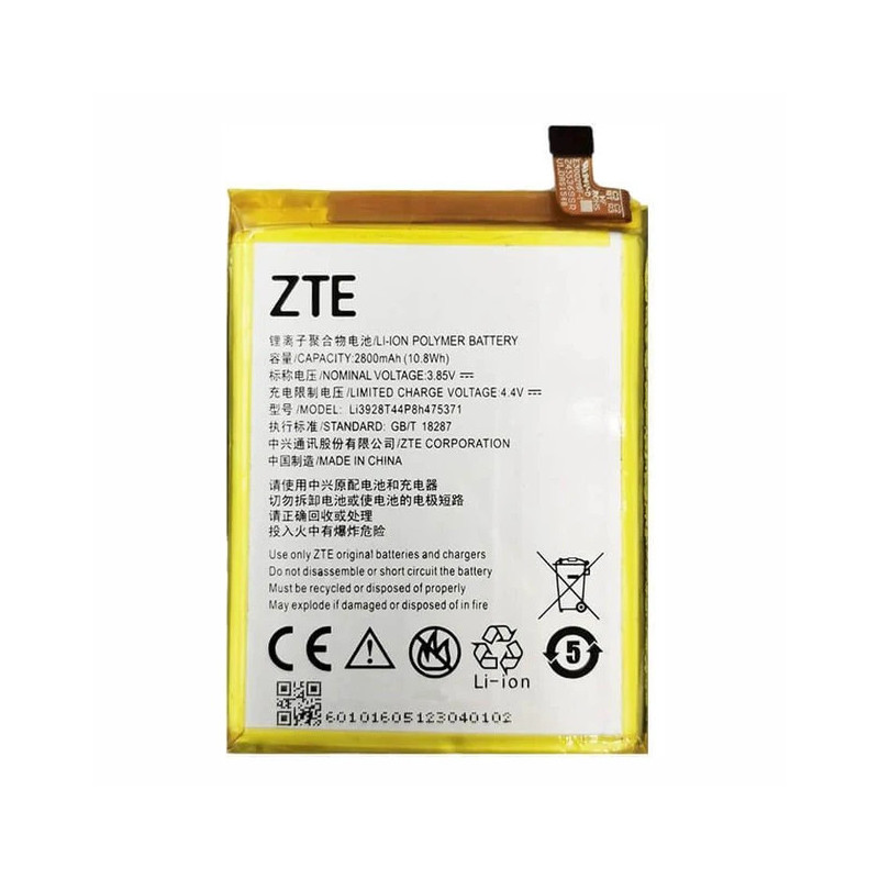 Батарея ZTE Blade A1 C880 AXON Mini B2015 Small Fresh 3 Xiao Xian 3 V8 Mini Li3928T44P8h475371 2800mah 3.85B