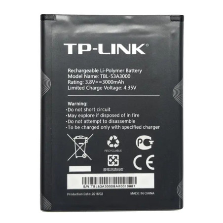 Батарея TP-Link TBL-53A3000 M7650 3000mah 3.8B