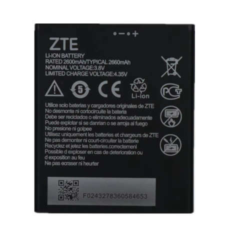 Батарея ZTE Blade A530 A606 A3 Prime LI3826T43P4H705949 2600mah 3.8B