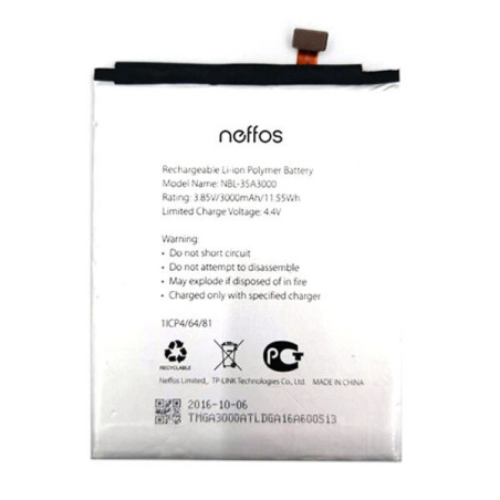 Батарея TP-Link Neffos X1 Max TP903A NBL-35A3000 3.85B 3000mah