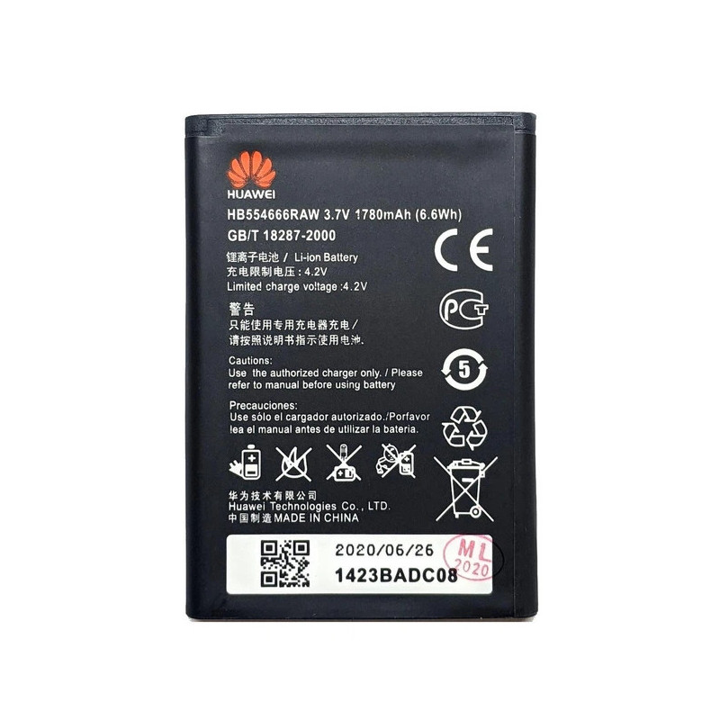 Батарея Huawei HB5F2H HB554666RAW E5372 E5375 E5377 E5330 E5336 1780mah 3.7B Батарея Huawei HB5F2H HB554666RAW E5372 E5375 E5377 E5330 E5336 1780mah 3.7B