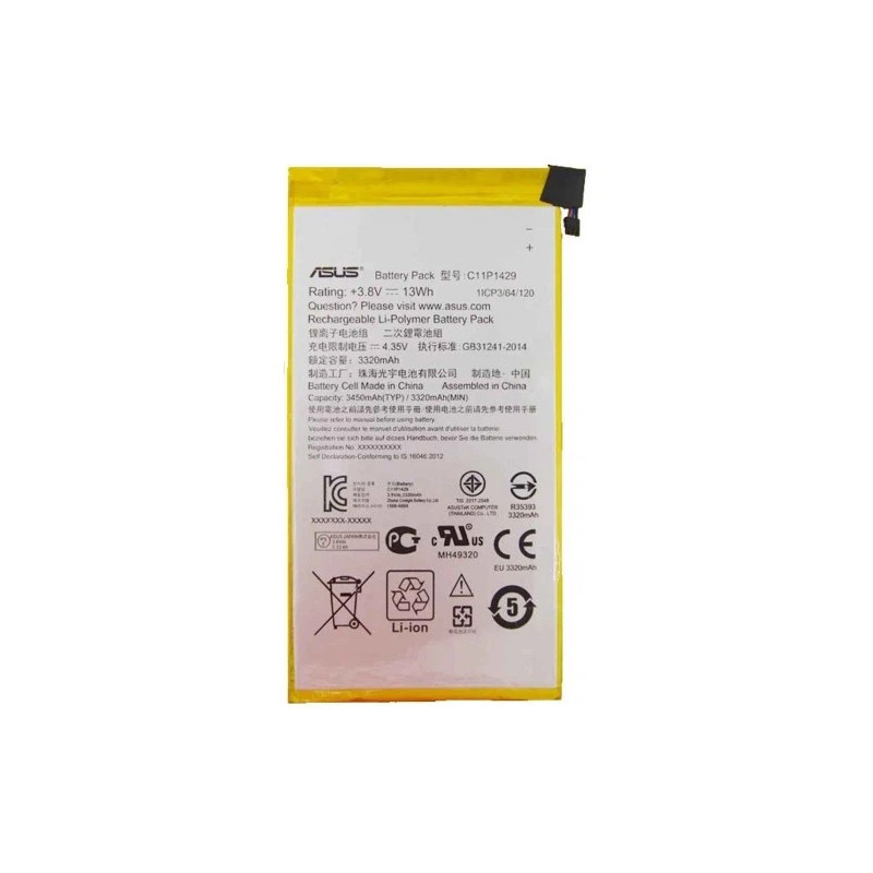 Батарея Asus Zenpad C 7.0 Z170CG Z170MG C11P1429 3450mah 3.8B Батарея Asus Zenpad C 7.0 Z170CG Z170MG C11P1429 3450mah 3.8B