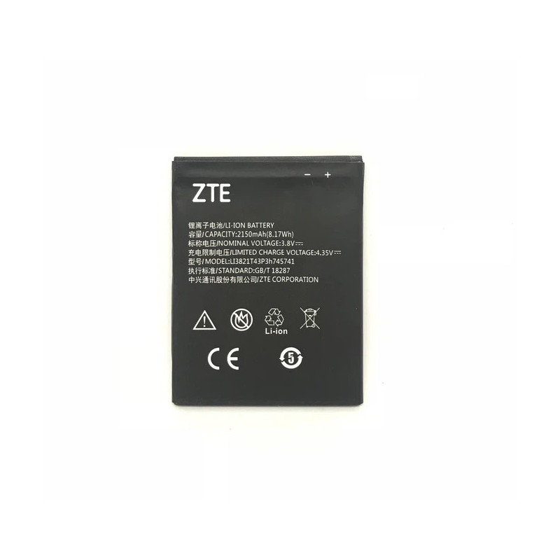 Батарея ZTE Blade L5 Blade L5 Plus T520 Li3821T43P3h745741 2150mah 3.8B