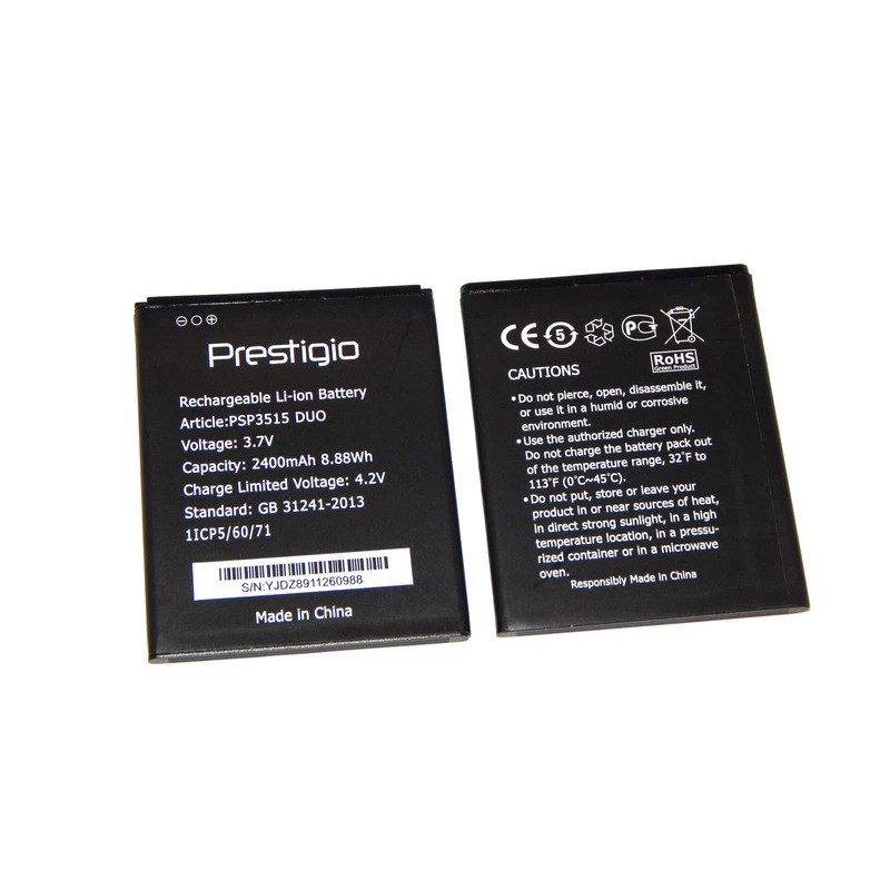 Батарея Prestigio psp3515 Wize Muze U3 LTE 2400mah 3.7B