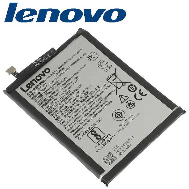 Батарея Lenovo BL297 Lenovo Z6 Youth Z6 Lite L38111 4050mah 3.85B
