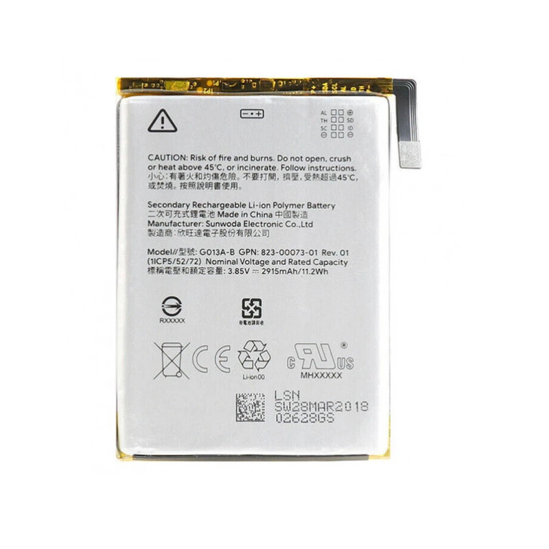 Батарея Google Pixel 3 G013A-B 3.85B