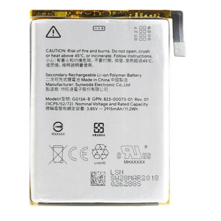 Батарея Google Pixel 3 G013A-B 3.85B