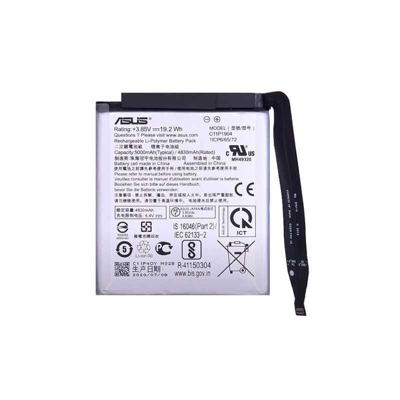 Батарея Asus ZenFone 7 ZS670KS 7 Pro ZS671KS C11P1904 5000mah 3.85B Батарея Asus ZenFone 7 ZS670KS 7 Pro ZS671KS C11P1904 5000mah 3.85B