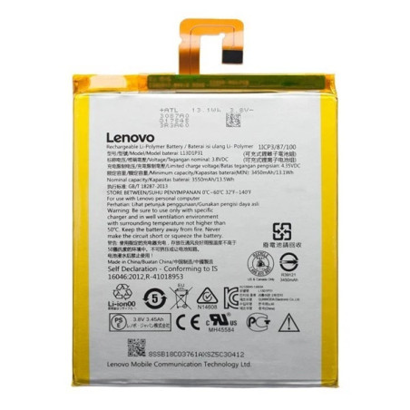 Батарея Lenovo IdeaPad S5000 IdeaTab A3500 Tab 2 A7-20F Tab 2 A7-30 L13D1P31 3550mah 3.8B