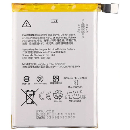 Батарея Google Pixel 3 G013A-B 3430mah 3.85B