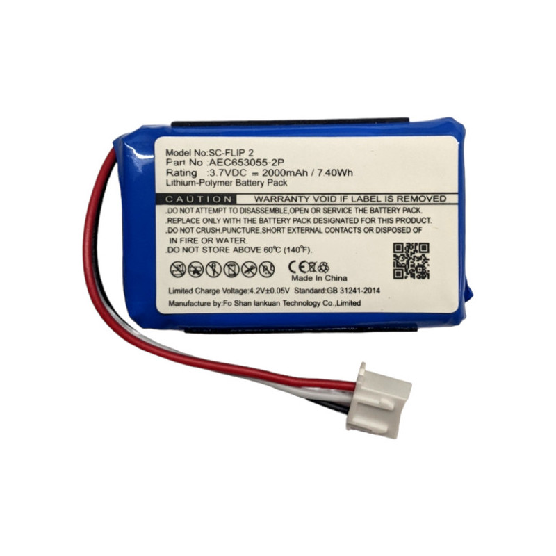 Батарея JBL Flip 1 AEC653055-2S 1050mah Servise Original