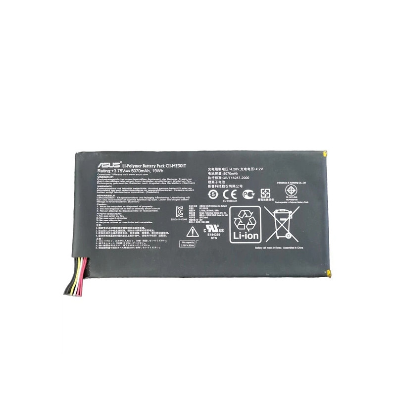 Батарея Asus C11-ME301T ME301T C11-ME370T MeMO Pad Smart 10 K001 5070mah 3.75B Батарея Asus C11-ME301T ME301T C11-ME370T MeMO Pad Smart 10 K001 5070mah 3.75B