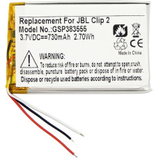Батарея JBL Clip 2 P044052 GSP383555 PA-JBL18 3.7B Servise Original