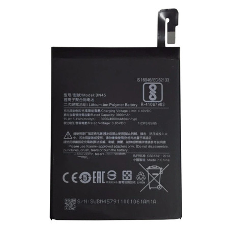 Батарея Xiaomi BN45 Redmi Note 5 4000mah 3.85B