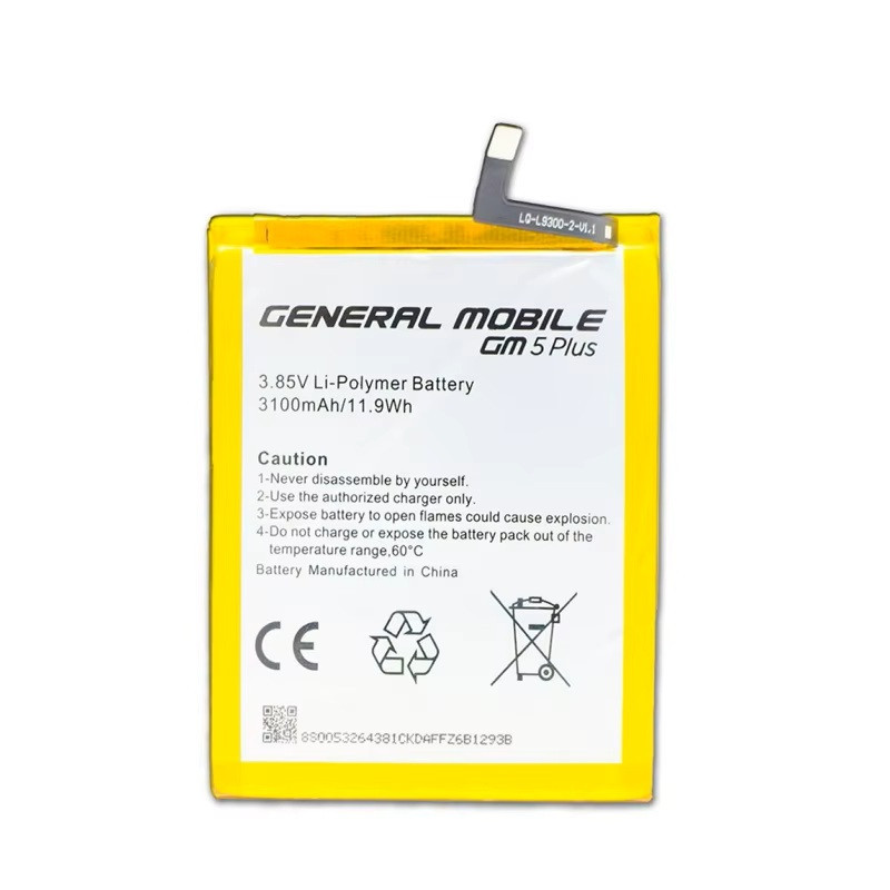 Батарея General Mobile GM 5 PLUS 3100mah 3.85B