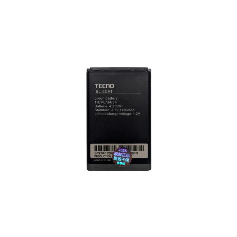 Батарея Tecno T301 Tecno T302 BL-5CAT 1150mah 3.7B