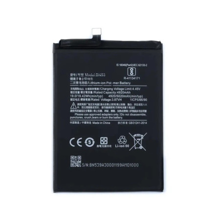Батарея Xiaomi Redmi Note 9 Pro BN53 5100mah 3.85B