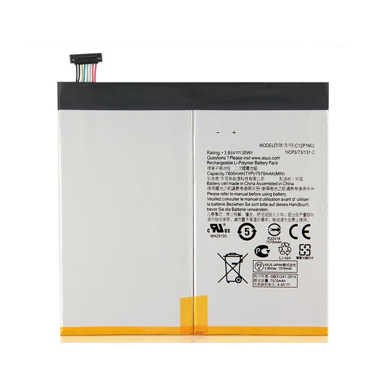 Батарея Asus ZenPad ZT500KL Z10 Z500KL 3S 10 LTE C12P1602 7800mah 3.75B Service Original Батарея Asus ZenPad ZT500KL Z10 Z500KL 3S 10 LTE C12P1602 7800mah 3.75B Service Original