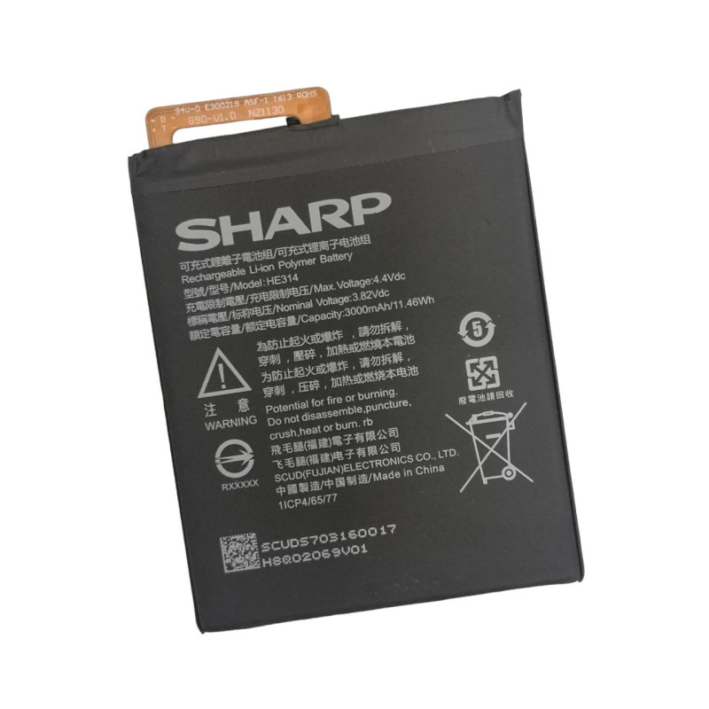 Батарея Sharp Aquos Z2 A1 FS8002 HE314 3000mah 3.85B