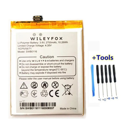 Батарея Wileyfox Swift 2 Swift 2 Plus SWB0116 2700mah 3.8B