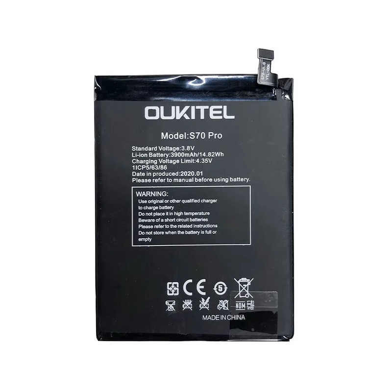 Батарея Oukitel C70 S70 Pro 3900mah 4.35B Батарея Oukitel C70 S70 Pro 3900mah 4.35B