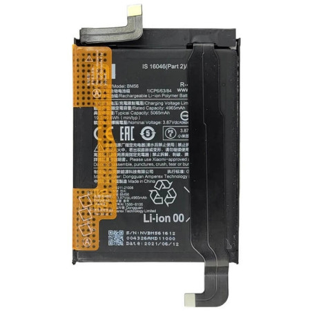 Батарея Xiaomi Poco F3 GT K40 BM56 5065mah 3.87B