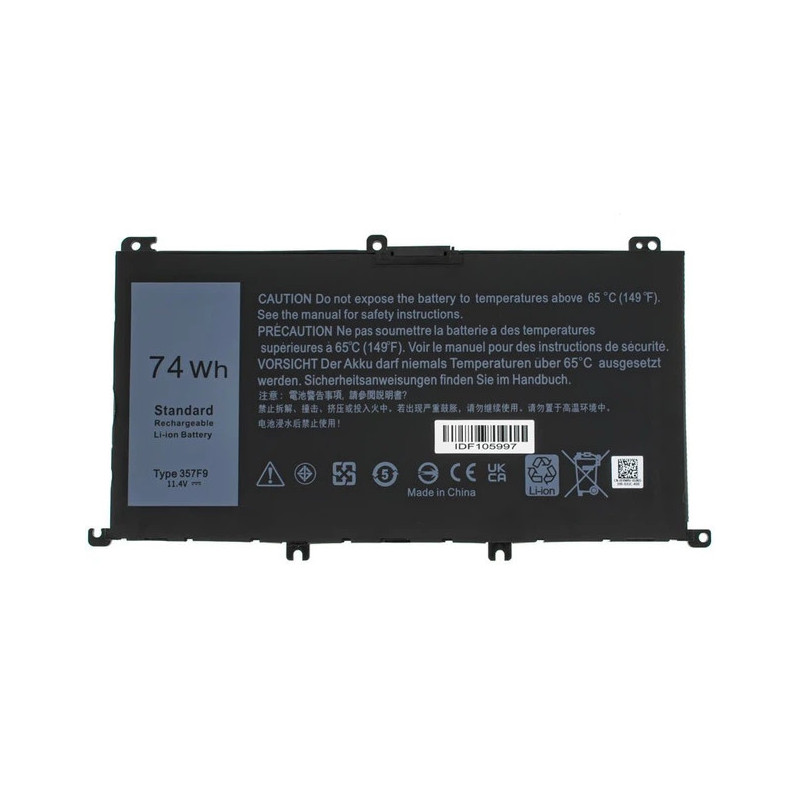 Батарея DELL Inspiron 5576 5577 7556 7557 7566 7567 7759 P65F P57F 357F9 6600mAh 74wh 11.1B Батарея DELL Inspiron 5576 5577 7556 7557 7566 7567 7759 P65F P57F 357F9 6600mAh 74wh 11.1B