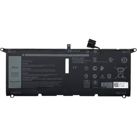 Батарея DELL Inspiron 7390 7391 7490 DXGH8 HK6N5 Vostro 5390 5391 45Wh 7.6B 5618mah