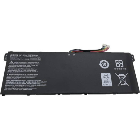 Батарея Acer Aspire 3 A315-23 A315-55G ES1-111M ES1-331 AC14B13J AC14B18J 3220mah 36Wh 11.4v