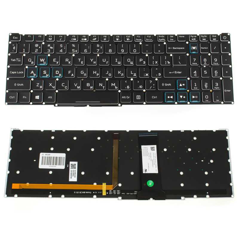 Клавиатура для ноутбука ACER Nitro 5 n20c1 N2OC1 AN515-44-R0C4 AN515-44 AN515 44 SNID:03905717734 NK.I1513.0NA AN517-51 AN715-