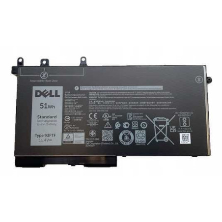 Батарея 93FTF Dell Latitude 5280 5290 5480 5490 5491 5495 5580 5590 5591 51Wh 0D4CMT 93FTF 083XPC 0DJWGP 0D4CMT