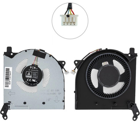 Вентилятор 10V Lenovo Legion 5-15ACH6H 82JU 5-17ACH6H 82JY GPU Fan DFSAL12E164810 5H40S20310 5H40S20303 5H40S20308