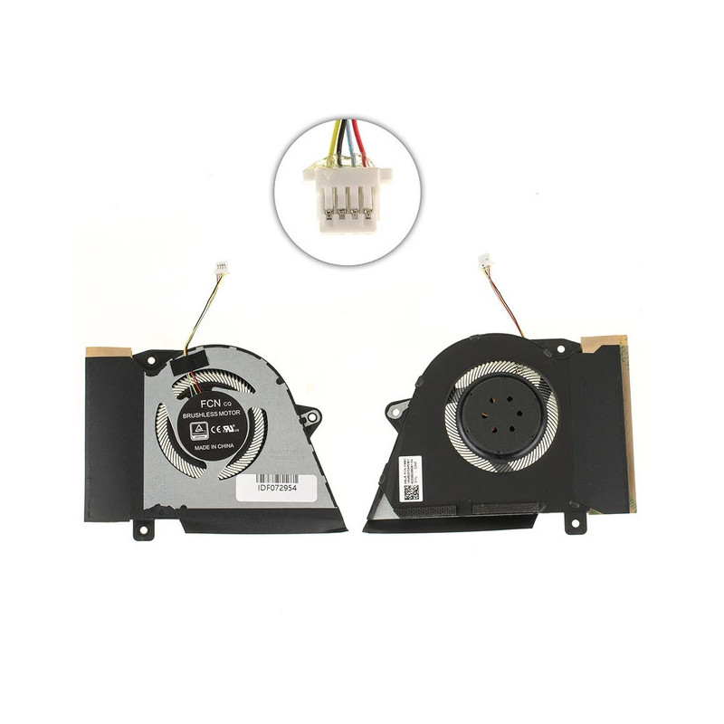 Вентилятор Asus GPU Fan 12V ROG Zephyrus G14 GA401IV GA401II DFSCK22115181H 13NR03F0AP0301 13NR03F0AM0901 Вентилятор Asus GPU Fan 12V ROG Zephyrus G14 GA401IV GA401II DFSCK22115181H 13NR03F0AP0301 13NR03F0AM0901