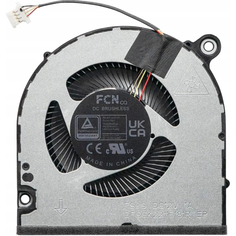 Вентилятор Acer Nitro V 15 ANV15-41 ANV15-51 Aspire A715-78 A3D15-71 Fan 1 DFSCK22115181R 23.QNAN7.002 23QNAN7002