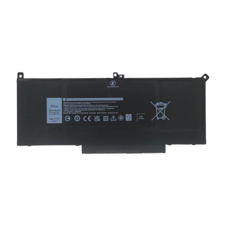 Батарея DELL Latitude 7280 7290 7380 7480 7490 E7280 E7480 F3YGT 0DM3WC 2X39G DM3WC H2V87 KG7VF MYJ96 V4940 7800mah 60Wh