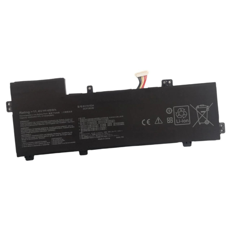 Батарея Asus UX510 UX510UX UX510UW UX510UWK UX510UA-CN211T V510U V510UX 0B200-02030000 B31N1534 UX510 4240mah 48Wh 11.4B Батарея Asus UX510 UX510UX UX510UW UX510UWK UX510UA-CN211T V510U V510UX 0B200-02030000 B31N1534 UX510 4240mah 48Wh 11.4B