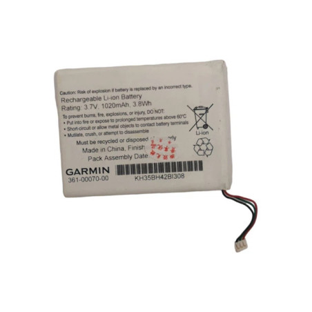 Батарея Garmin Nuvi 3597LMT 3597 3597LMTHD 3598 3598LMT-D GPS 361-00070-00 1020mah 3.7B