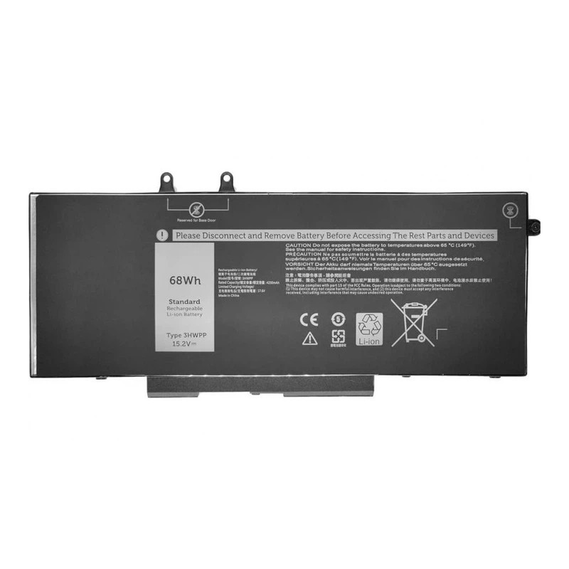 Батарея DELL Latitude 5401 5510 5511 Precision 3541 3550 3551 3HWPP 10X1J N2NLL 1VY7F 3YNXM 451-BCMN 68Wh 4250mah 15.2V Батарея DELL Latitude 5401 5510 5511 Precision 3541 3550 3551 3HWPP 10X1J N2NLL 1VY7F 3YNXM 451-BCMN 68Wh 4250mah 15.2V