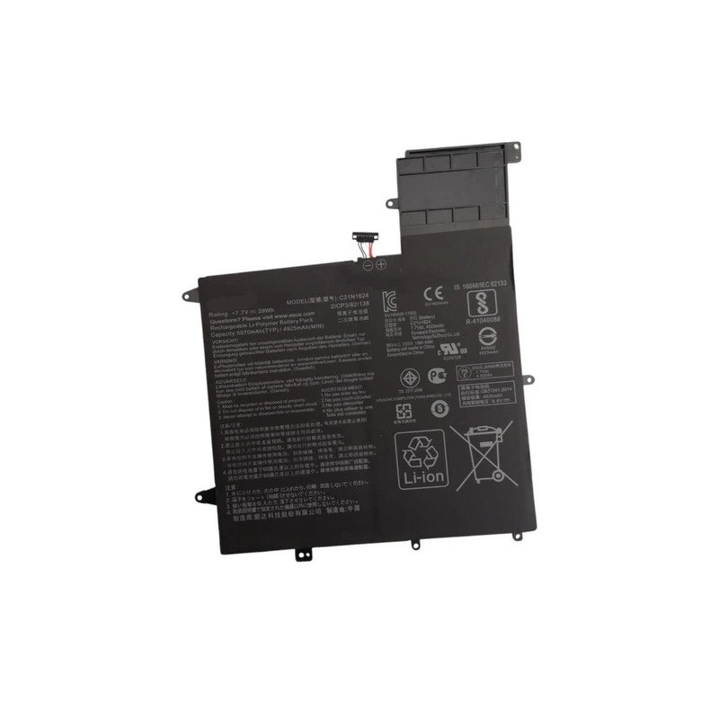 Батарея Asus ZenBook Flip S Q325U Q325UAR UX370UA C21N1624 UX370UA-0131A8550U UX370UA-C4196R Type-B 5070mah 39Wh 7.7B Батарея Asus ZenBook Flip S Q325U Q325UAR UX370UA C21N1624 UX370UA-0131A8550U UX370UA-C4196R Type-B 5070mah 39Wh 7.7B
