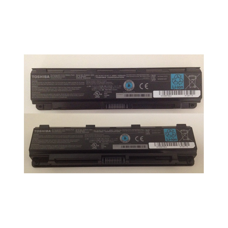 Батарея Toshiba Satellite C50 C50D C55 C55D C70 C75 L70 S70 S75 PA5108U-1BRS PA5109U-1BRS PA5027U 4200mah 48Wh 10.8B
