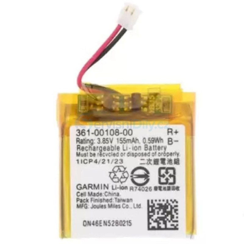 Батарея Garmin Vivoactive 3 3 Music 361-00108-00 361-00108-01 155mAh 3.7B