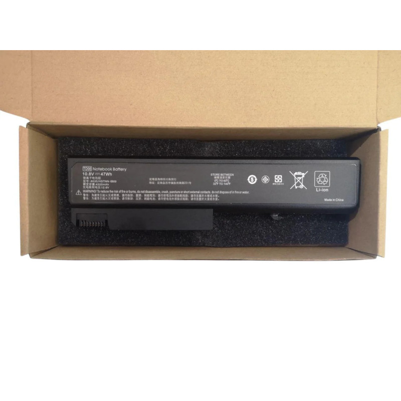 Батарея HP EliteBook 6930 6930p 8440p ProBook 6550b 6555b Compaq 6530b TD06XL HSTNN-XB61 586030-001 4300mah 47Wh 10.8B