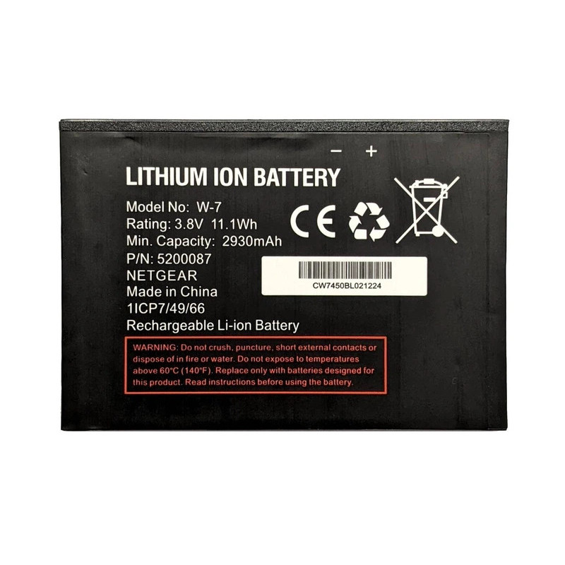 Батарея Netgear W-7 AC790S AC810S 3.8B 2930mah