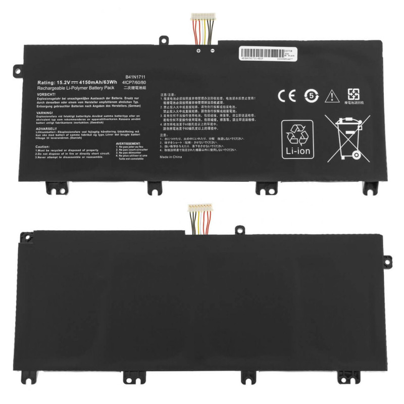 Батарея Asus GL703GE GL703GE-EE027T GL703GE-GC029T GL703GE-EE026T GL703GE-EE025T 0B200-02730200 4150mah 15.2B