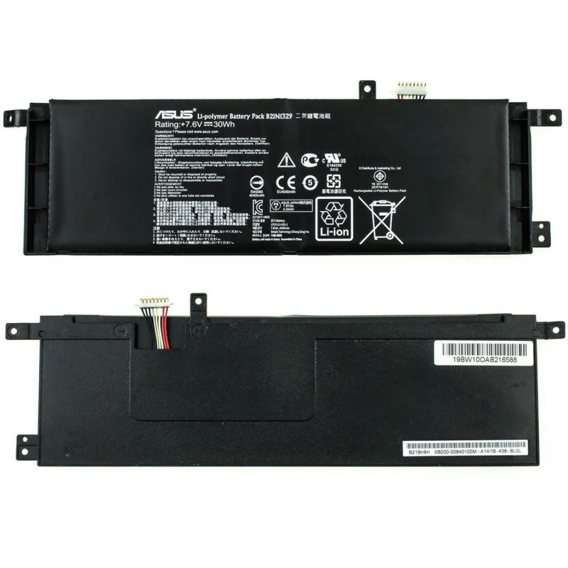 Батарея Asus X453 X453MA X453SA SMP ICP606080A1 2S1P H 0B200-00840000 0B200-00840300 0B200-00840600 0B200 4000mah 7.6B
