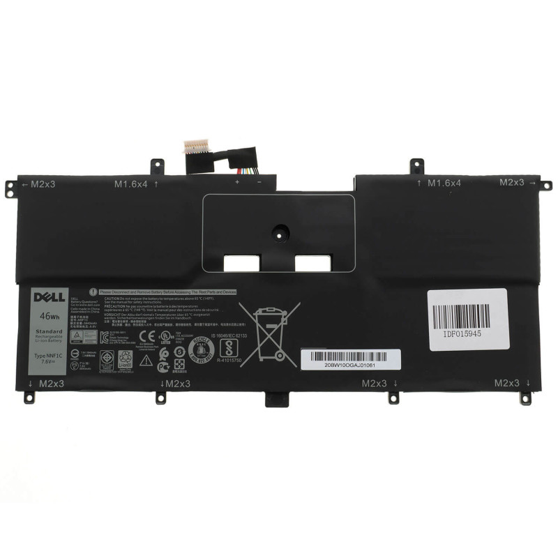 Батарея Dell XPS 13 9365 NP0V3 NNF1C 5940mah 7.6B