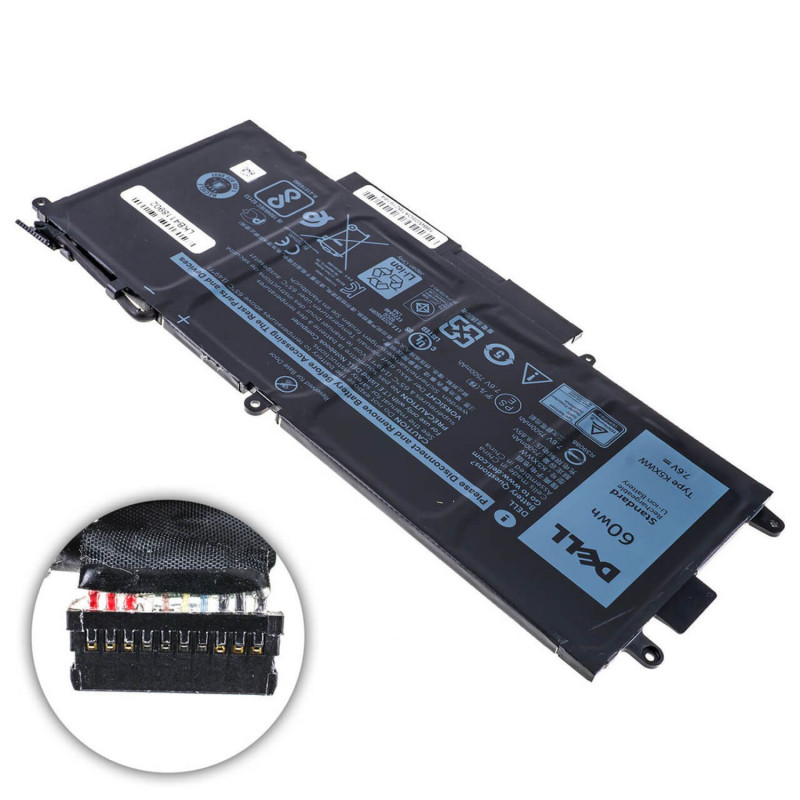 Батарея Dell Latitude 7390 2-in-1 K5XWW 7500mah 7.6B