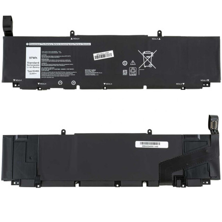 Батарея Dell XPS 17 9720 01RR3 3ICP7 54 65-2 F8CPG P92F001 P92F002 XG4K6 8000mah 11.4B