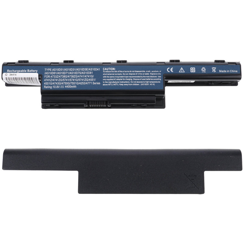 Батарея Acer Aspire V3-531 V3-531G V3-551 V3-551G V3-571 V3-571G V3-731 V3-731G V3-771 V3-771G V3 AS10D31 4400mah 11.1B