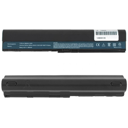 Батарея ACER ASPIRE V5-123 AK.004BT.098 AL12A31 AL12B31 AL12B32 AL12B72 AL12X32 KT.00403.004 KT.00407.002 2600mah 14.4B